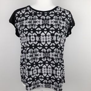 Sanctuary Tie Dye Short Sleeve Blouse